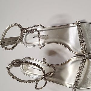 Jewel Silver Heel | Great Bridal Shoe
